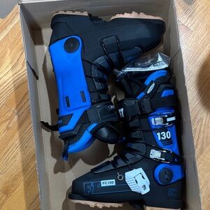Full Tilt Black and Blue Ski Boots